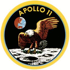 Patch der Apollo-11-Mission