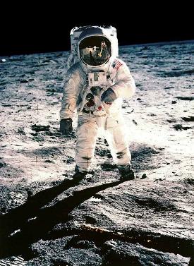 Buzz Aldrin auf dem Mond