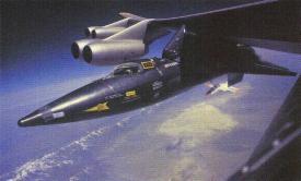 Die X-15 unter dem Flgel der B-52